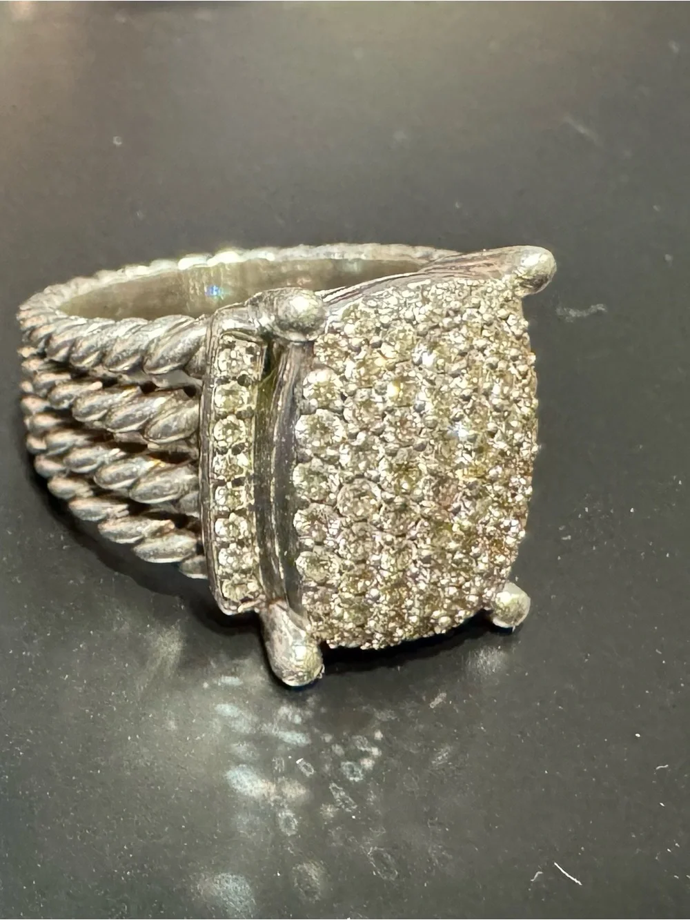 David Yurman Wheaton Diamond Ring - Picture 4 of 6